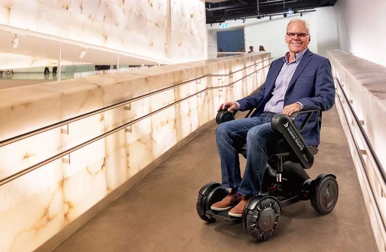 WHILL Wheelchair at Canadian Museum for Human Rights