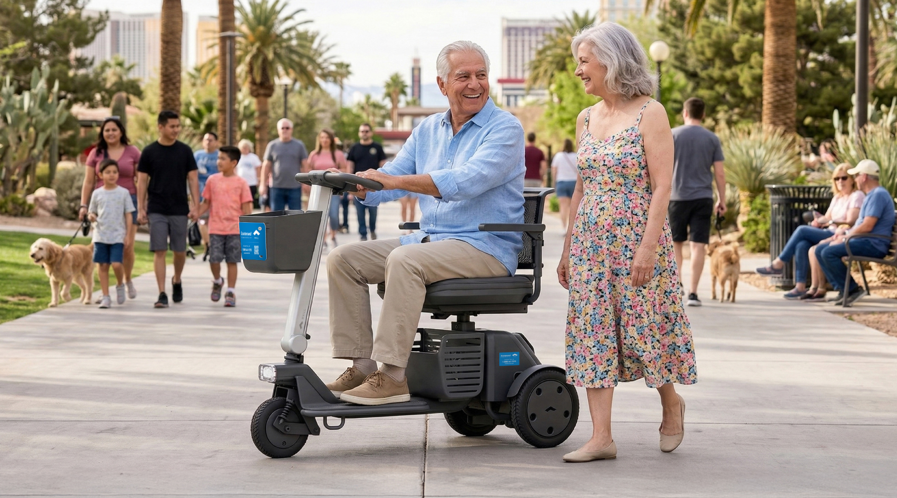 Mobility Scooter Couple in Las Vegas